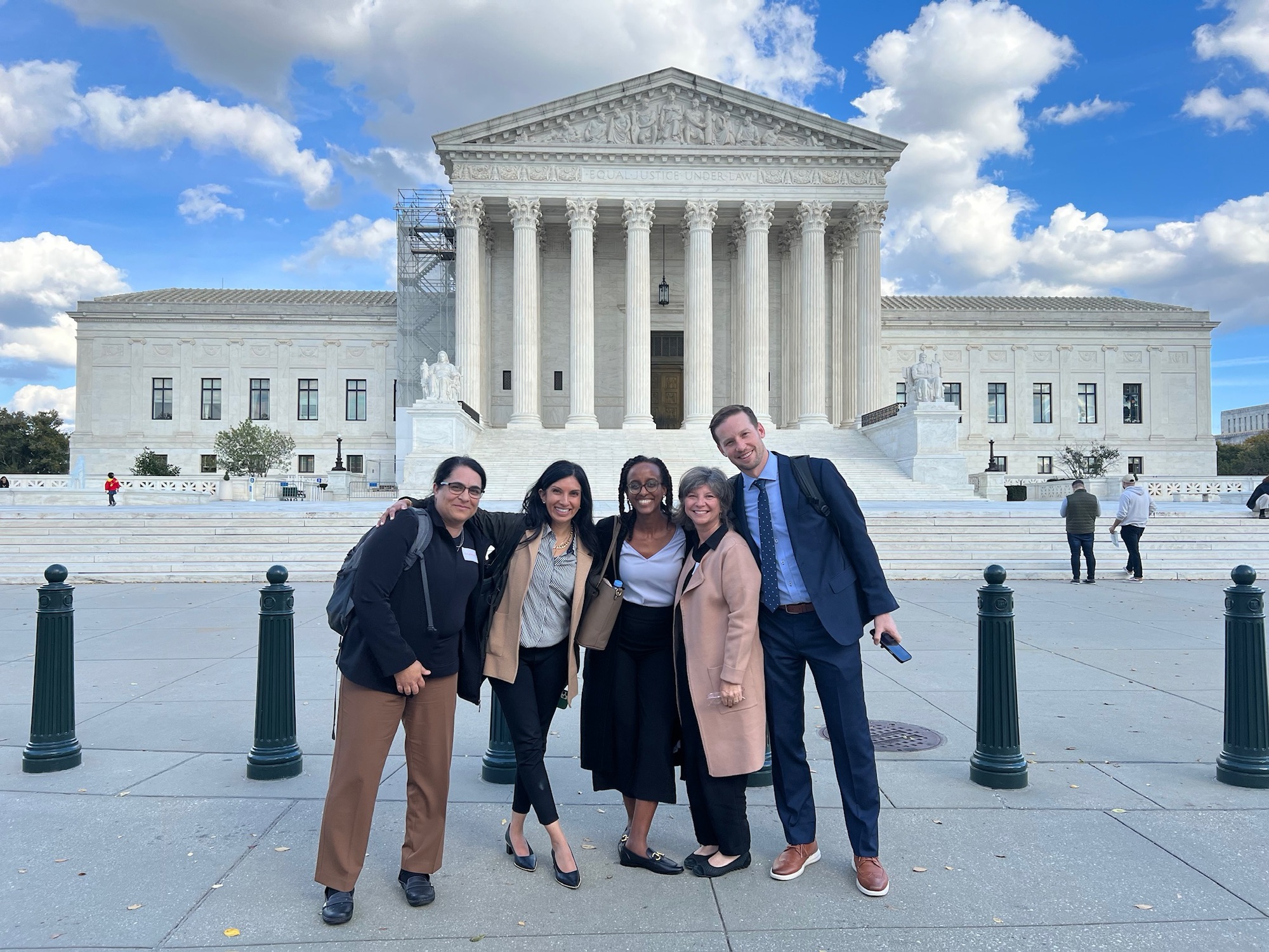 On Call 4 Kids advocates gathered outside the U.S. Supreme Court